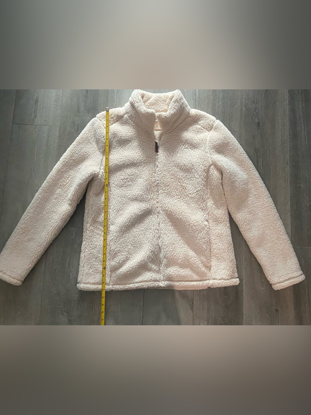 Cloudveil Sherpa Fleece Full Zip Teddy Women Jacket Cream Size XL - Cozy Luxe - Picture 6 of 8